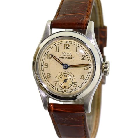heritage rolex rolex 1940s men's oyster commander watch